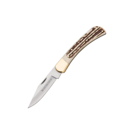 Winchester Knife / Lg Stag / Lockback 8.75"