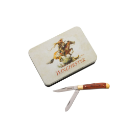 Winchester Stag Trapper Knife / Tin