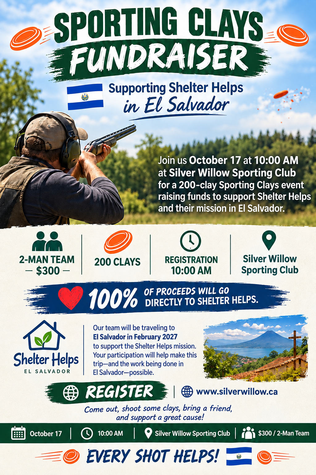 Shelter Helps Fundraiser 2 Person Team Shoot (Oct 17, 2026)