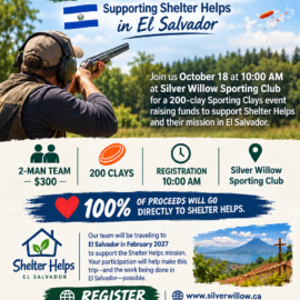 Shelter Help Fundraiser 2 Man Team Oct 17, 2026 200 clays